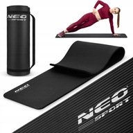 Podložka na cvičenie s otvormi, hrúbka 183 x 60 cm Neo-Sport - 192000 čierna Podložka na cvičenie s otvormi, hrúbka 183 x 60 cm Neo-Sport - 192000 čierna