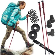 ĽAHKÉ KARBÓNOVÉ TREKKOVÉ PALICE, 3-SEGMENTOVÉ ĽAHKÉ KARBÓNOVÉ TREKKOVÉ PALICE, 3-SEGMENTOVÉ
