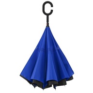 Holandský reverzný dáždnik - modrý
