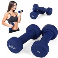 NEOPRENE DUMBS FITNESS DUMBS 2X2KG QUEENFIT NEOPRENE DUMBS FITNESS DUMBS 2X2KG QUEENFIT