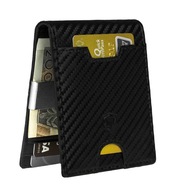 Pánska peňaženka RFID Slim Clip Black Case