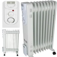 Olejový radiátor 2000 W, biely, 9 lamel Olejový radiátor 2000 W, biely, 9 lamel