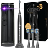 OMEO +365 UV Sanitizer Čierna sonická zubná kefka OMEO +365 UV Sanitizer Čierna sonická zubná kefka