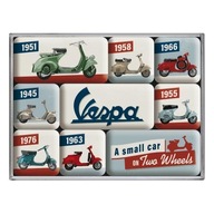 Retro magnety 9ks Vespa Model Chart Retro magnety 9ks Vespa Model Chart