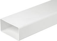 Ploché vetracie potrubie 110x55 1m