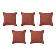 5 ks DYTAG Obliečka na vankúš - červenohnedá 50x50 cm 5 ks DYTAG Obliečka na vankúš - červenohnedá 50x50 cm