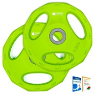 Sada ZÁVAŽÍ 2x2,5KG na činky BODY-PUMP, 5KG KOVOVÉ platničky, pogumované Sada ZÁVAŽÍ 2x2,5KG na činky BODY-PUMP, 5KG KOVOVÉ platničky, pogumované