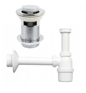 SET SIPHON + CLICK CLACK POLOVIČNÝ SIPHON FI 50 ZÁSTRČKA 5/4 SET SIPHON + CLICK CLACK POLOVIČNÝ SIPHON FI 50 ZÁSTRČKA 5/4