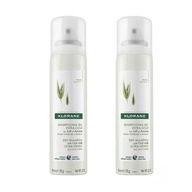 KLORANE Suchý šampón s ovseným mliekom, 2x 150ml