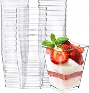 DEZERTNÝ POHÁR Šálky SNACK Square Dessert 150ml 24ks DEZERTNÝ POHÁR Šálky SNACK Square Dessert 150ml 24ks