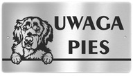 POZOR doska PES, oceľ ZLATÝ RETRIEVER POZOR doska PES, oceľ ZLATÝ RETRIEVER