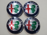 4 x Emblémy na strieborné disky ALFA ROMEO 56 mm 4 x Emblémy na strieborné disky ALFA ROMEO 56 mm