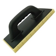 Plastová stierka 130x270 s 20mm štrbinovou špongiou. žltá Plastová stierka 130x270 s 20mm štrbinovou špongiou. žltá