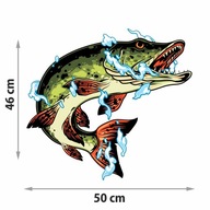 NÁLEPKA RYBA NA LOĎ LOĎ AUTO 50 cm + ZADARMO NÁLEPKA RYBA NA LOĎ LOĎ AUTO 50 cm + ZADARMO