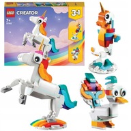 LEGO CREATOR BLOCKS 31140 MAGICKÝ JEDNOROŽEC PÁV MORSKÝ KORÍK 3v1 LEGO CREATOR BLOCKS 31140 MAGICKÝ JEDNOROŽEC PÁV MORSKÝ KORÍK 3v1