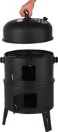 3-DIELNY ZÁHRADNÝ OCEL 2-v-1 BBQ SMOKE 3-DIELNY ZÁHRADNÝ OCEL 2-v-1 BBQ SMOKE