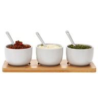KERAMICKÉ DIP MISKY na občerstvenie, 3 ks KERAMICKÉ DIP MISKY na občerstvenie, 3 ks