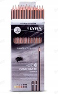 Ceruzky Lyra Graduate 4H-6B, sada 12 ks