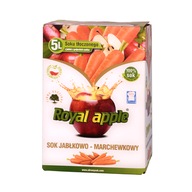 1x 5L lisovaná šťava ROYAL APPLE 100% jablková mrkva 1x 5L lisovaná šťava ROYAL APPLE 100% jablková mrkva