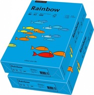 Rainbow A4 500 listov tmavomodrý kopírovací papier x2 Rainbow A4 500 listov tmavomodrý kopírovací papier x2