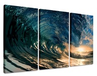 TRIPTIQUE MAĽBA DO OBÝVAČKY WAVE SUN SEA 180x100 TRIPTIQUE MAĽBA DO OBÝVAČKY WAVE SUN SEA 180x100