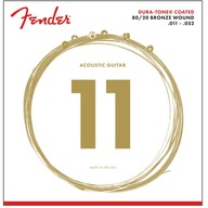 Struny na gitaru Fender. akustické 80/20 Potiahnuté 11-52 Struny na gitaru Fender. akustické 80/20 Potiahnuté 11-52