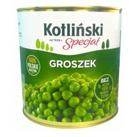 Zelený hrášok konzervovaný 2,5 kg Zelený hrášok konzervovaný 2,5 kg