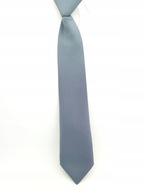 Detská kravata sivá popolavo-sivá s gumičkou