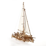 PLACHETNICA JACHTA MECHANICKÝ MODEL 3D PUZZLE WOOD PLACHETNICA JACHTA MECHANICKÝ MODEL 3D PUZZLE WOOD
