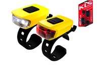 BIKE LIGHT KIT KELLYS KLS VEGA žltá BIKE LIGHT KIT KELLYS KLS VEGA žltá