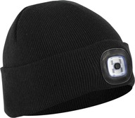 Zimná čiapka s LED USB baterkou, čierna Lahti Pro L102240S Zimná čiapka s LED USB baterkou, čierna Lahti Pro L102240S