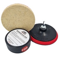 Oxid ceričitý na leštenie sklenených okien SET filc + kotúč 100g oxid Oxid ceričitý na leštenie sklenených okien SET filc + kotúč 100g oxid
