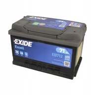 EXIDE EXCELL 71Ah 670A P + batéria