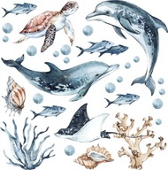 Samolepky na stenu pre deti Zvieratká Ocean Fish Samolepky na stenu pre deti Zvieratká Ocean Fish