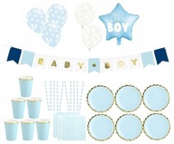 Je to Boy Baby Shower Blue Boy Party Decoration Kit Je to Boy Baby Shower Blue Boy Party Decoration Kit