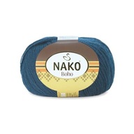 NAKO BOHO 10093 MODRÁ ponožková priadza NAKO BOHO 10093 MODRÁ ponožková priadza
