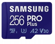 Micro SD karta 256 GB Samsung PRO+ (2023) 180 Mb/s