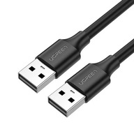 Uzelený kábel USB 2.0 (samec) - kábel USB 2.0 (samec)
