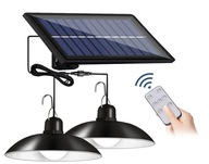 SET 2x LUSTRE ZÁSADNÉ LED SOLÁRNE LAMPY DIAĽKOVÉ OVLÁDANIE SET 2x LUSTRE ZÁSADNÉ LED SOLÁRNE LAMPY DIAĽKOVÉ OVLÁDANIE
