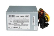 Zdroj IBOX CUBE II 500W 12 CM FAN Zdroj IBOX CUBE II 500W 12 CM FAN