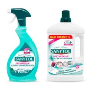 SANYTOL SPREJ SADA UNIW 500ml+ PRÁDLO TEKUTÉ 1L SANYTOL SPREJ SADA UNIW 500ml+ PRÁDLO TEKUTÉ 1L