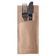 Taška na príbor plus obrúsok 20x8,5cm 520 ks. Taška na príbor plus obrúsok 20x8,5cm 520 ks.