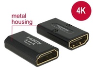 Konektor adaptéra HDMI(F)->HDMI(F) valček čierny