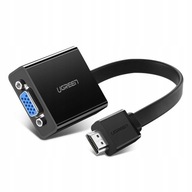 Adaptér HDMI na VGA UGREEN MM103, 25 cm (čierny) Adaptér HDMI na VGA UGREEN MM103, 25 cm (čierny)