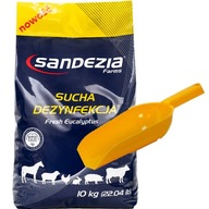 Suchá dezinfekcia Sandezia 10 kg kone maštale kurčatá Suchá dezinfekcia Sandezia 10 kg kone maštale kurčatá