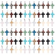 Krížové prívesky na výrobu kresťanských šperkov 80 ks