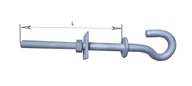 Háková skrutka M16 x 200 mm