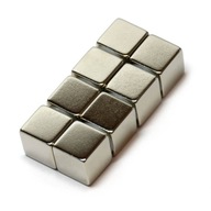 NEODYMOVÉ MAGNETY 5x5x5 mm 10 ks.