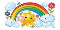 Samolepky na stenu 100x50 RAINBOW stars SKY 10 vzorov. Samolepky na stenu 100x50 RAINBOW stars SKY 10 vzorov.