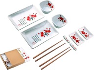BIELA sada. na sushi pre 2 osoby - 10ks. za darček BIELA sada. na sushi pre 2 osoby - 10ks. za darček